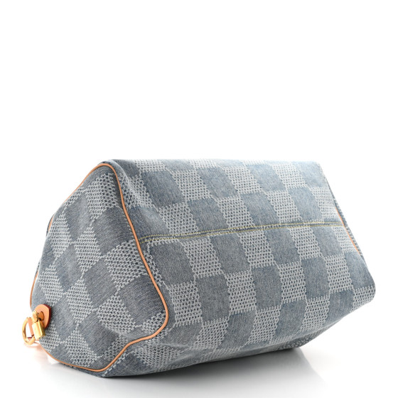 ＬＯＵＩＳ　ＶＵＩＴTＮ LOUIS VUITTON Damier Denim 3D Speedy Bandouliere 40 Bleu