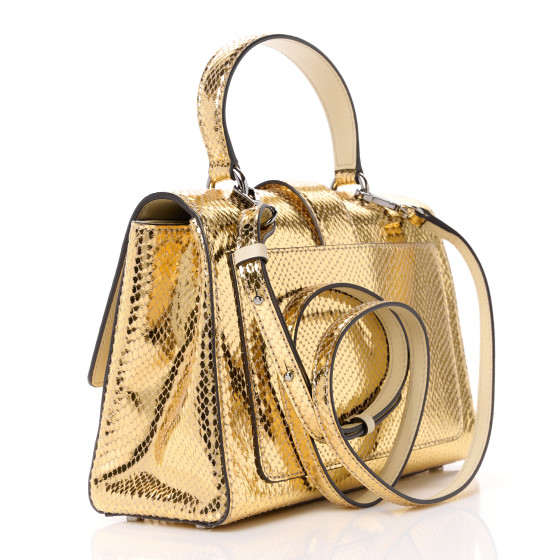 ハンドバッグ JIMMY CHOO CHERI LIZARD PRINTED+CRYSTALES BAG SMALL Black Soft Grainy Leather Shoulder Tote Bag with Crystal