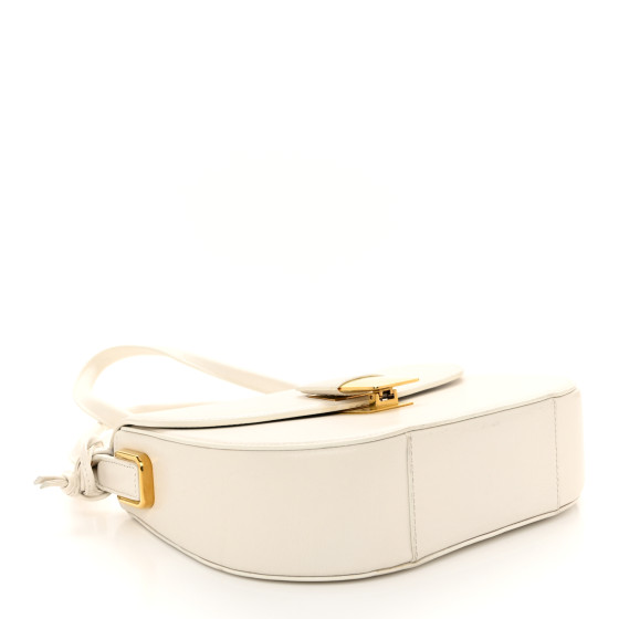BOTTEGA VENETA Calfskin Small Desiree Crossbody Bag Chalk