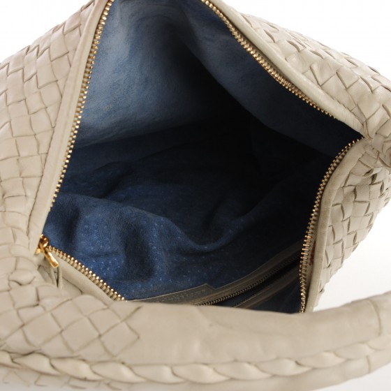 【DE MERIEL】 Veneta Hobo Bag Medium Cream org.jpg