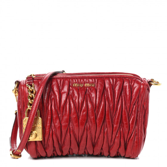 ショルダーバッグ・ポシェット MIU MIU CROSSBODY BAGS RADICA MIU MIU Nappa Matelasse Lux Contenitori Tracolla Shoulder