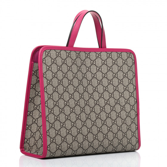 【GUCCI】GG SUPREME TOTE BAG Gucci GG Supreme Monogram Bosco Tote - Luxe Du Jour