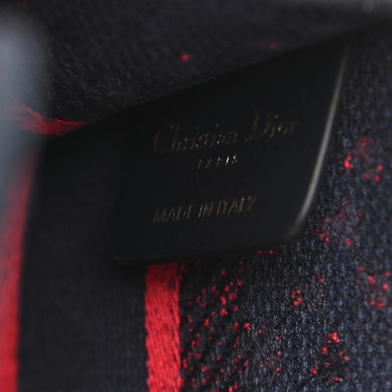 CHRISTIAN DIOR Canvas Embroidered Pop Heart I Love Paris