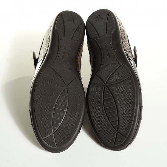 LOUIS VUITTON　グローブトロッター　スニーカー（8330） LOUIS VUITTON Patent Monogram Globe Trotter Sneakers 35