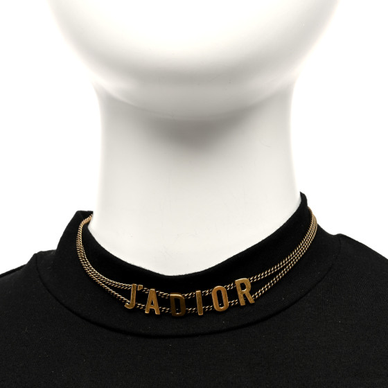 ChristianDior ディオール J'ADIORネックレス　ゴールド Christian Dior ディオール J'ADIOR 2連 チェーン チョーカー