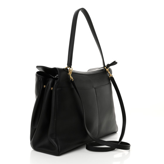 BALENCIAGA Smooth Calfskin Large Rodeo Top Handle Handbag