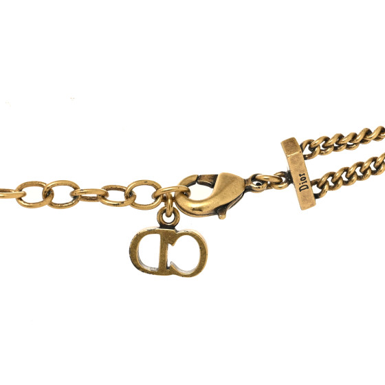 Dior クリスタル J'Adior ゴールドチェーンチョーカー Dior クリスタル J'Adior ゴールドチェーンチョーカー