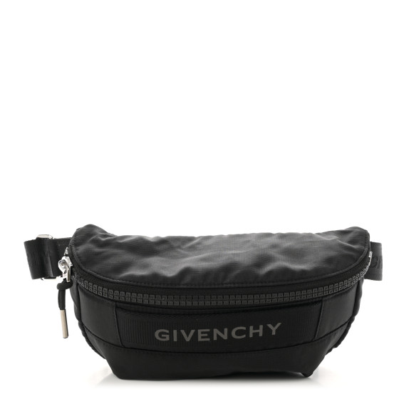 GIVENCHY Nylon G-Trek Bum Bag Black 1521155 | FASHIONPHILE