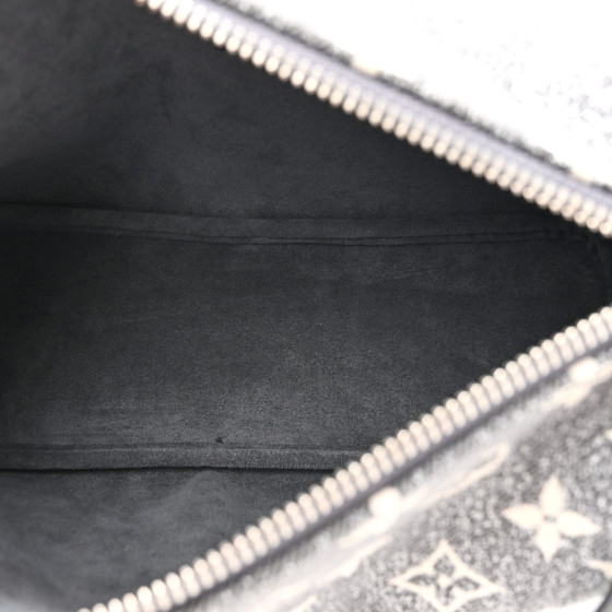 LOUIS VUITTON Monogram Jacquard Denim Side Trunk Grey