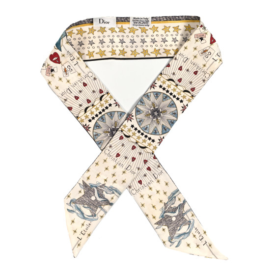 Christian Dior シルク ストール CHRISTIAN DIOR Silk L'Etoile Mitzah Scarf 1206632 | FASHIONPHILE
