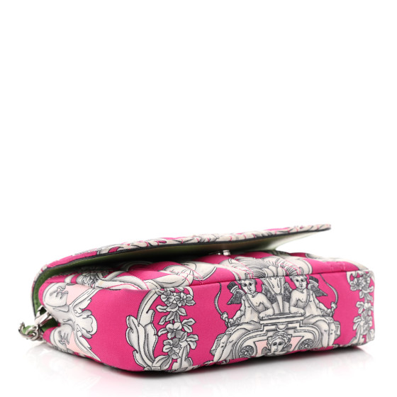 Versace★素敵！Fabric Barocco Jacquard Pink Pouch Versace Fabric Barocco Jacquard Light Pink Beauty Pouch