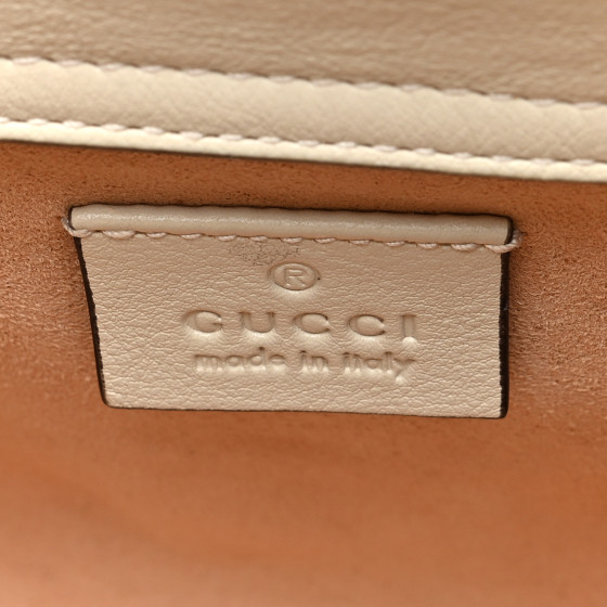 バッグ madonna GUCCI Wonka Grain Calfskin Mini Diana Tote Bag Mystic White