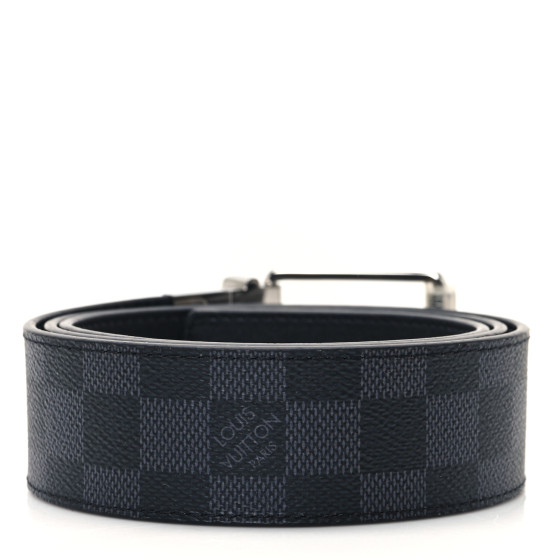 Louis Vuitton ブラックレザー ベルト95/38 Louis Vuitton ブラックレザーベルト95/38 - メルカリ