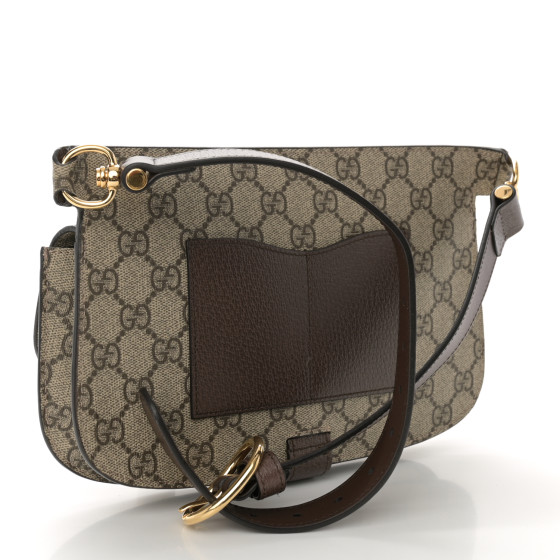 GUCCI GG Supreme Monogram Textured Dollar Calfskin Blondie