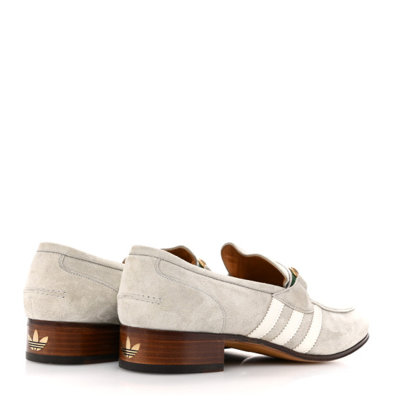 GUCCI X ADIDAS Suede Supersofty Quentin Goatskin Web Mens
