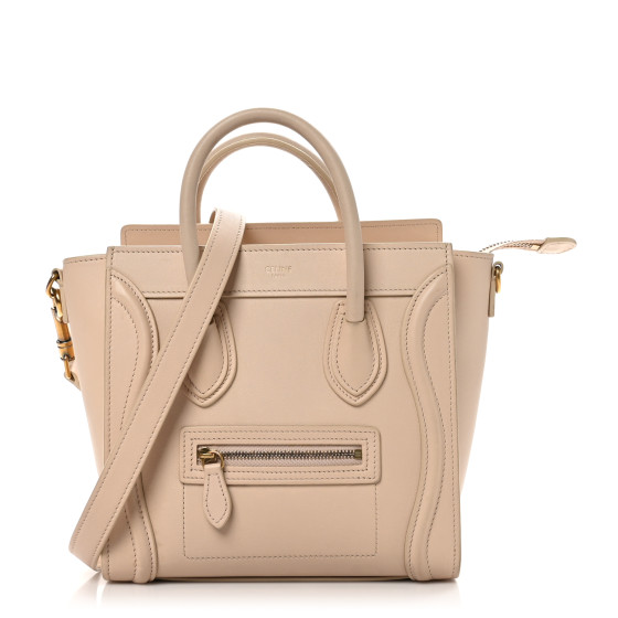 【CELINE 】バッグ NANO LUGGAGE デューン ベージュ　美品 CELINE 】バッグ NANO LUGGAGE デューン ベージュ 美品 正規品