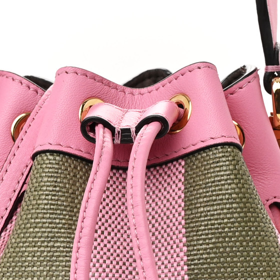 ☆【FENDI】☆Mon Tresor Raffia Mini Bucket Bag Beige Pink☆ s-l400.jpg
