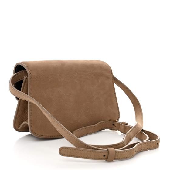 THE ROW Nubuck E/W Sofia Crossbody Tundra 1643196 | FASHIONPHILE