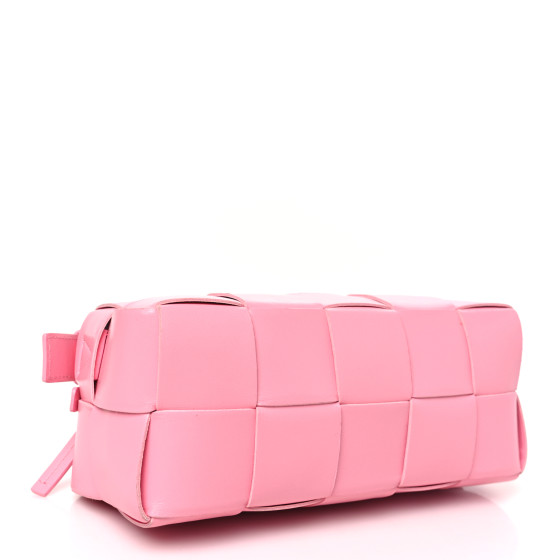 BOTTEGA VENETA Lambskin Maxi Intrecciato Small Brick