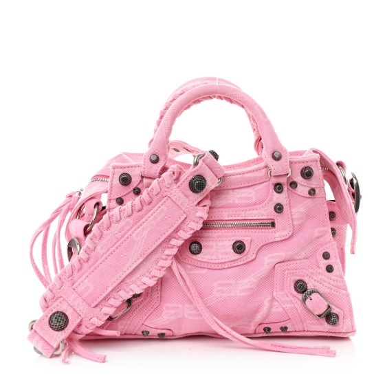 BALENCIAGA バレンシアガ Neo Cagole XS ハンドバッグ*PINK Neo Cagole XS Handbag Fluorescent Pink | The Webster