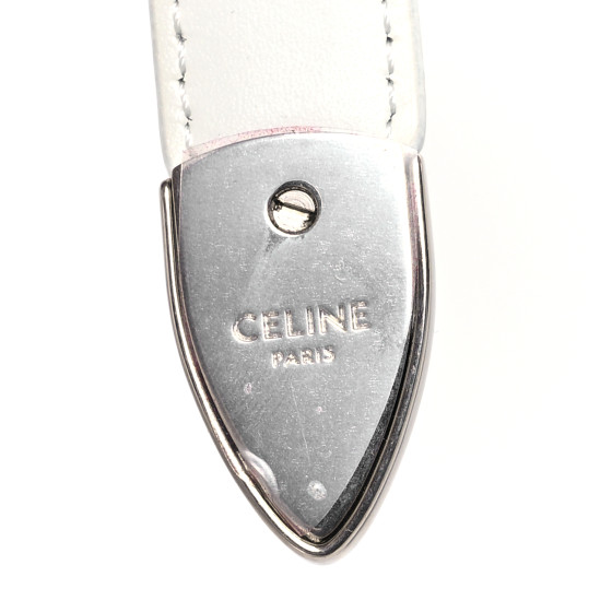 CELINE Calfskin Womens 20mm Belt 80 32 1640671 | FASHIONPHILE