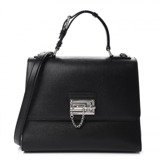ハンドバッグ DOLCE & GABBANA TOP HANDLE BAG DOLCE & GABBANA Calfskin Embossed Large Monica Top Handle