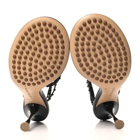 BOTTEGA VENETA Nappa Lagoon Bubble 100mm Sandals 39 Fondant