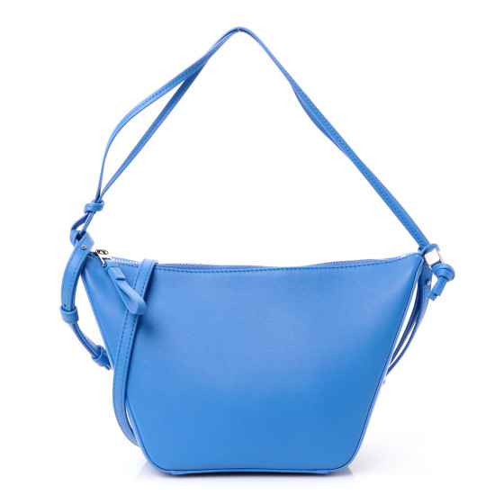 ショルダーバッグ・ポシェット LOEWE Medium Hammock Bag in Classic Calfskin in Elc Blue ロエベ ハンモック バッグ ショルダー バッグ 人気 loewe