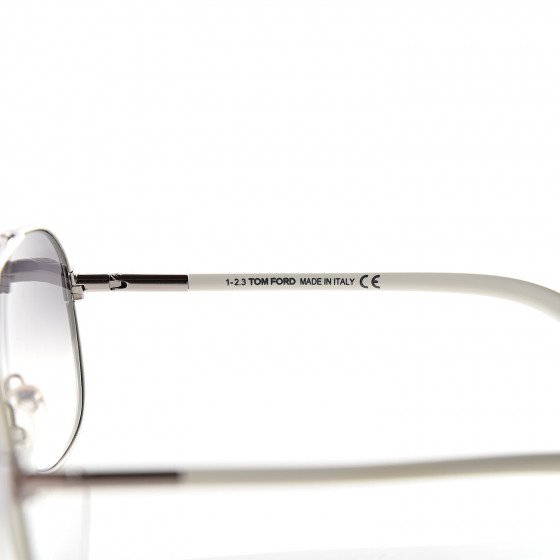 TOM FORD Miguel Sunglasses TF148 White 523180 | FASHIONPHILE