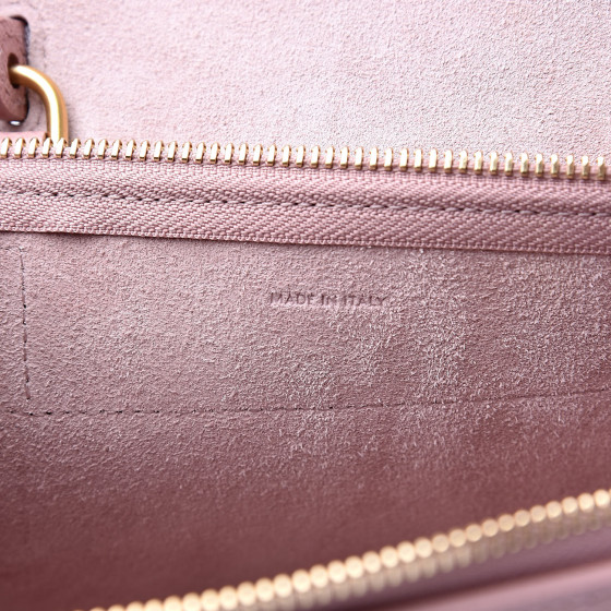 CELINE Grained Calfskin Nano Belt Bag Vintage Pink 526140