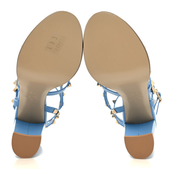 VALENTINO GARAVANI Nappa Rockstud 90mm Caged Sandals 38.5