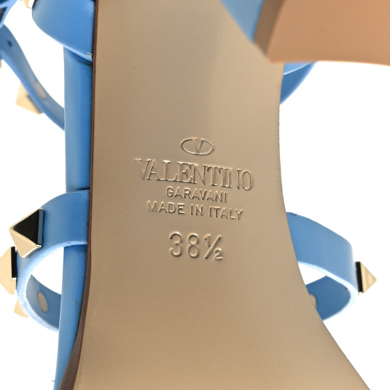 VALENTINO GARAVANI Nappa Rockstud 90mm Caged Sandals 38.5