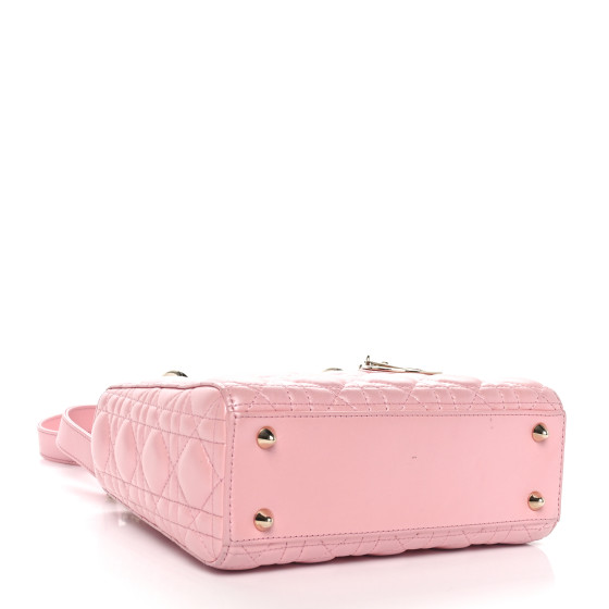 【ヴィンテージ】Rank:S☆Dior Blush Pink Small Cannage バック Small Lady Dior My ABCDior Bag Blush Cannage Lambskin | DIOR