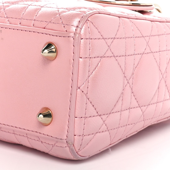 【ヴィンテージ】Rank:S☆Dior Blush Pink Small Cannage バック Buy Dior Blush Pink Lambskin Cannage Leather Small D-Joy Bag