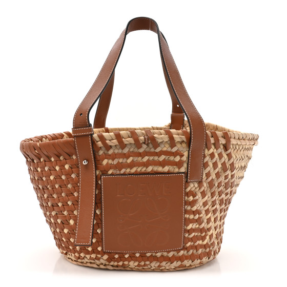 LOEWE ★Loewe Raffia Basket Tote Bag Brown Loewe's Raffia Tote Is The Ultimate Summer Bag | Who What Wear