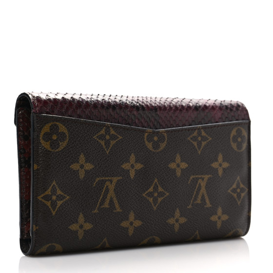 LOUIS VUITTON Monogram Python Ostrich Lizard Majestueux