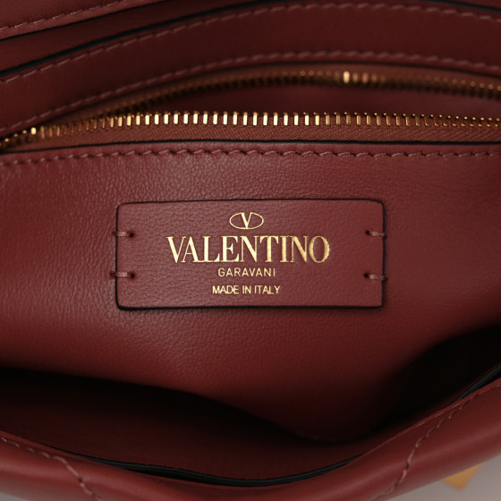 VALENTINO GARAVANI Nappa Medium Roman Stud Shoulder Bag