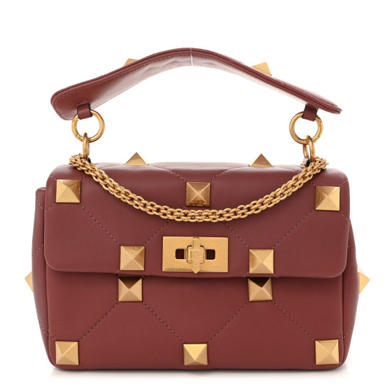 ハンドバッグ Valentino Garavani Nappa Leather Medium Roman Stud handbag VALENTINO GARAVANI Nappa Medium Roman Stud Shoulder Bag