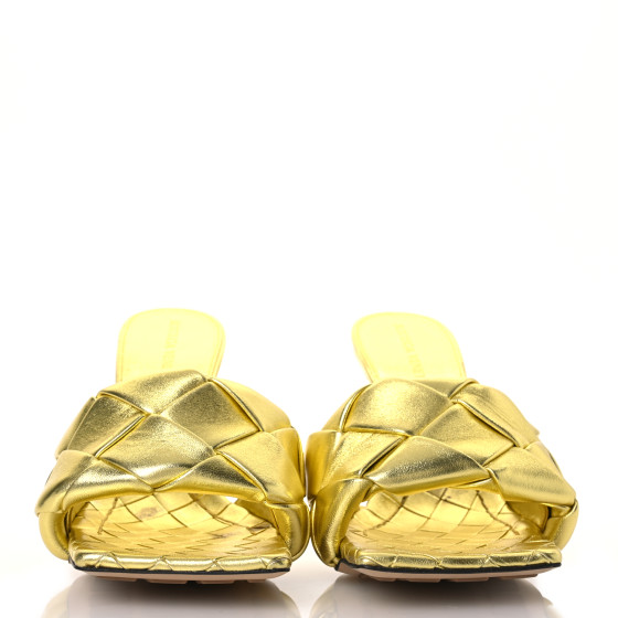 BOTTEGA VENETA Metallic Nappa Maxi Reflection Weave Lido