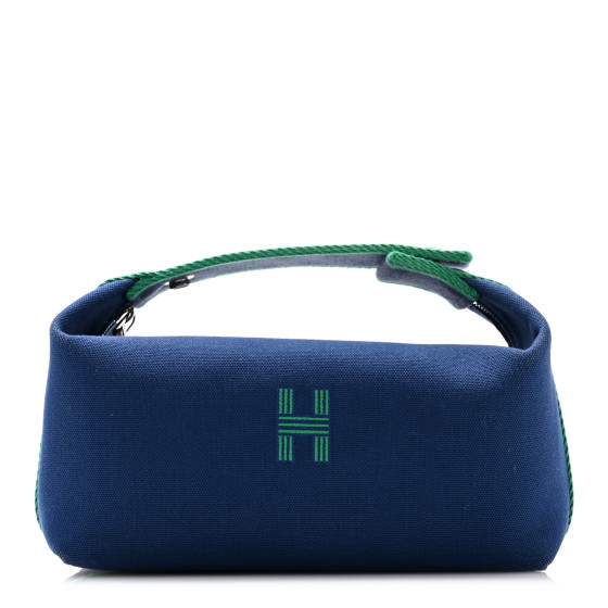 送料込♪【HERMES】Small Bride-A-Brac Case Canvas & Marine Hermes Small Bride-A-Brac Case Canvas & Marine / FEDEX | eBay