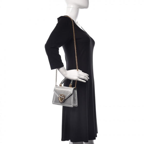 【関税＆送料込み】Dolce & Gabbana Smooth Calfskin Handbag Dolce & Gabbana Small Smooth Calfskin Devotion Bag
