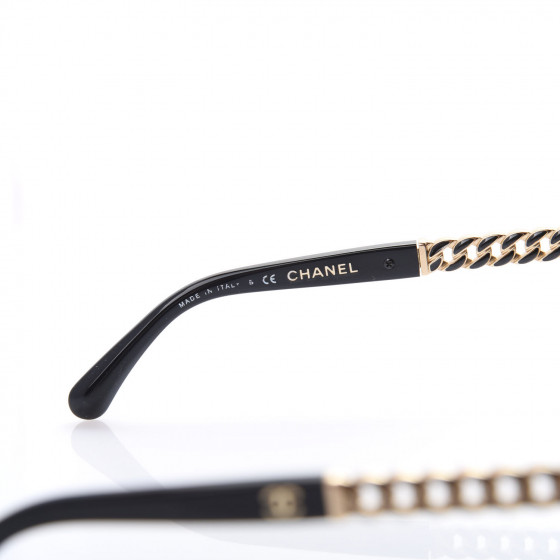 Chanel サングラス　5304-A CHANEL Chain Sunglasses 5304 Black 688719 | FASHIONPHILE