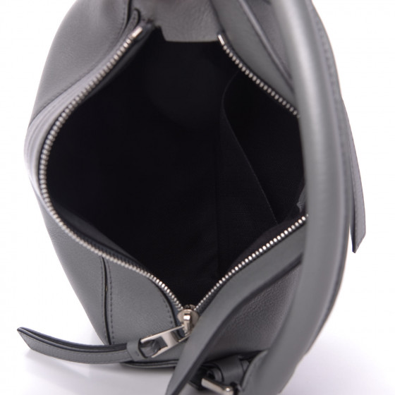 LOEWE Calfskin Small Puzzle Bag Gunmetal 895932 | FASHIONPHILE