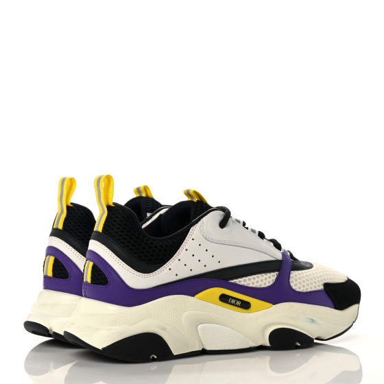 CHRISTIAN DIOR Technical Mesh Calfskin Mens B22 Sneakers 40