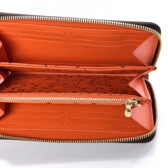 LOUIS VUITTON Catogram Zippy Wallet Marron 336226 | FASHIONPHILE