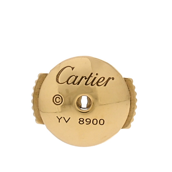 洗練ジュエリー【Cartier】Cartier d'Amour earrings YG Cartier D'Amour Dangle Drop Earrings In 18Kt White Gold With