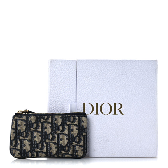 Dior ♡ Vintage Key case Christian Dior Egg Black Monogram Canvas 4-Key Case Holder