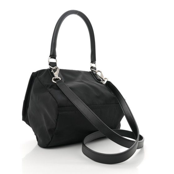 GIVENCHY Nylon Small Logo Pandora Black 1687595 | FASHIONPHILE