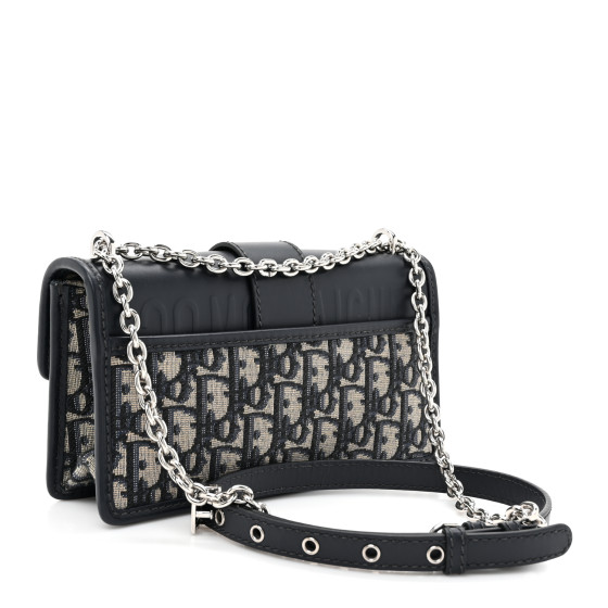 CHRISTIAN DIOR Oblique Calfskin 30 Montaigne East West Chain