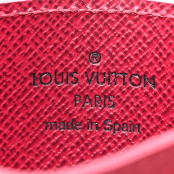 【Louis Vuitton】 Card Holder Monogram Fuchsia LOUIS VUITTON Monogram Card Holder Fuchsia 1694028